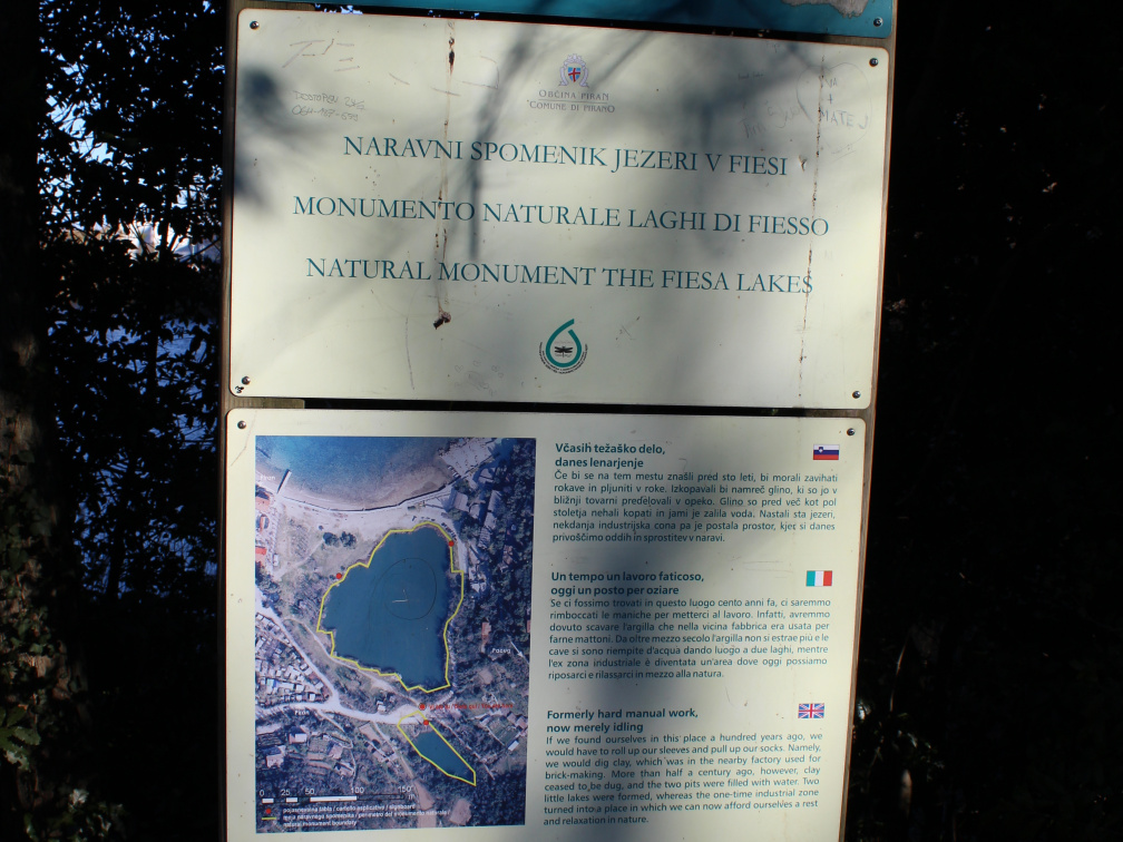 Naravni spomenik jezeri v Fiesi