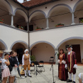 sprejem grajske družine
