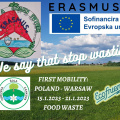 4 Naš plakat mobilnosti na Poljsko nosijo dežurni učenci oziroma Lan